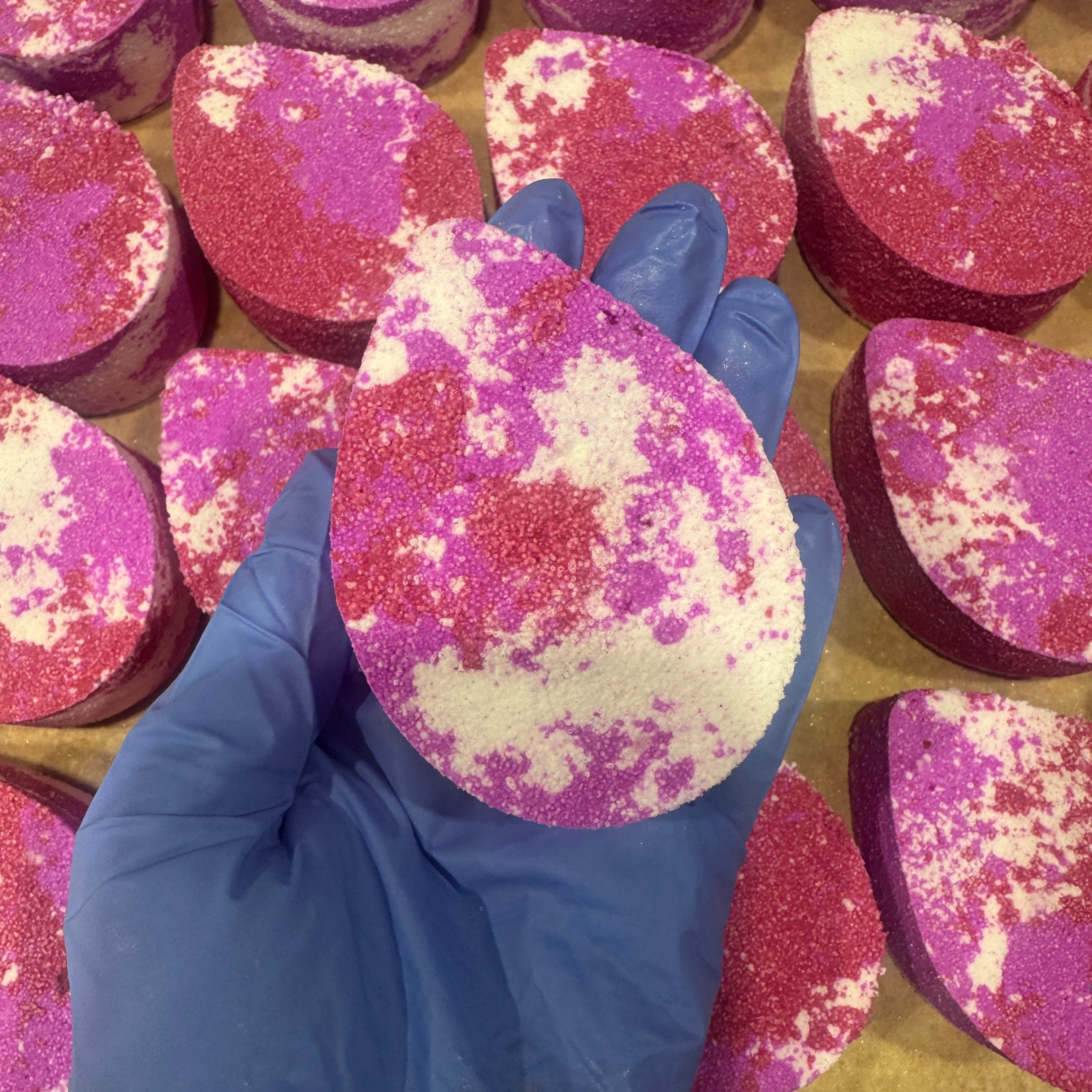 Candy Cane Bath Bomb